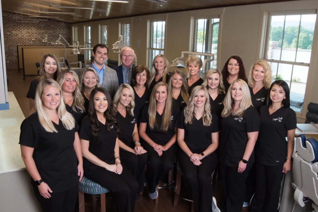 Designer Smiles by Benton staff and doctors group photo in 2019